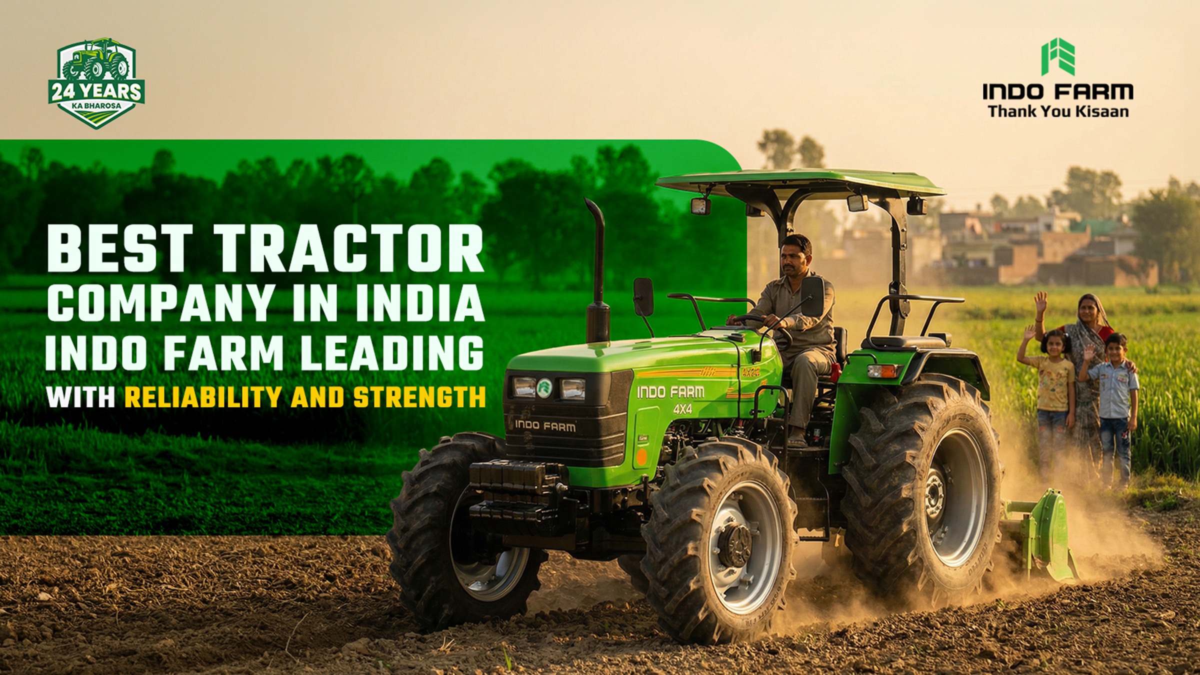 Best Tractor Company in India: Indo Farm Leading with Reliability and ...