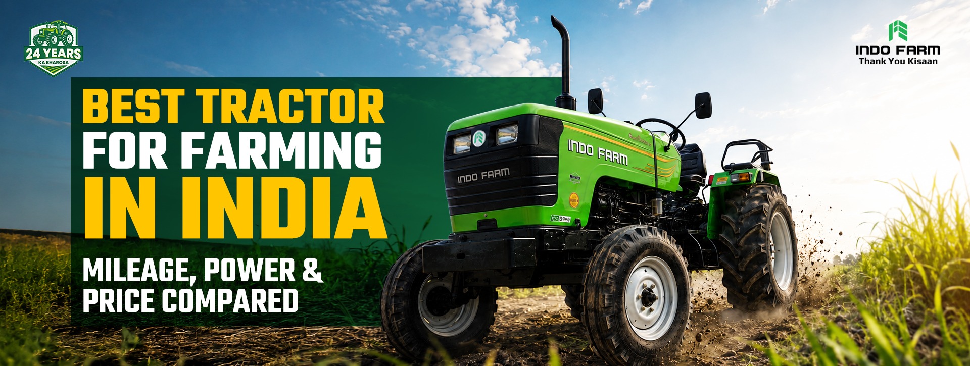 Best Tractor for Farming in India: Milea...